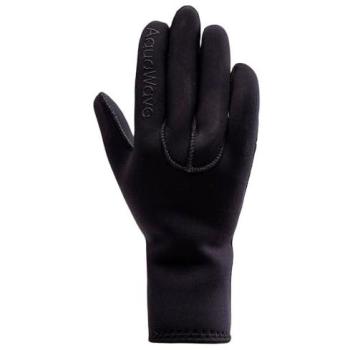 Black M Unisex Aquawave Neoprene Gloves