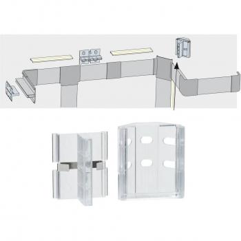 Duo Profil Clix 2er Pack Transparent Kunststoff