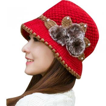 Women's Winter Flower Beanie