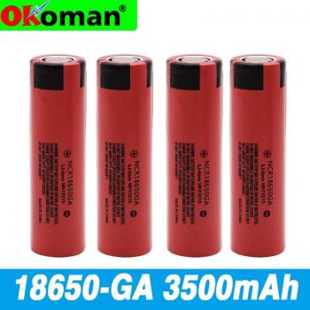 18650GA 30A Lithium-Ionen Akku 3,7 V 3500mAh für Energiewerkzeuge