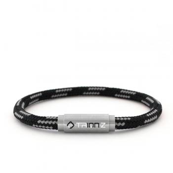 Trion:Z Zen Loop SOLO Magnetic Therapy Wristband (Small, Silver)