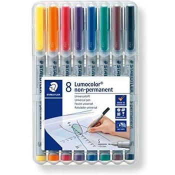STAEDTLER Lumocolor Folienstifte-Set farbsortiert non-permanent 8 St. (311 WP8)