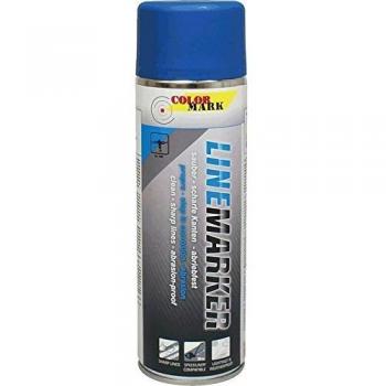 Spray per linee e delimitazioni su strade, parcheggi e impianti industriali e di sicurezza blu da 500 ml