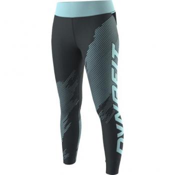 Lange tights dynafit ultra graphic blau damen