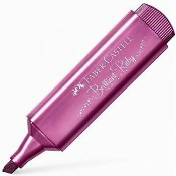 FABER-CASTELL Textmarker TEXTLINER 1546 Metallic, rubin