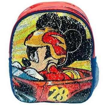 Mochila Unisex Mickey Mouse Lentejuelas