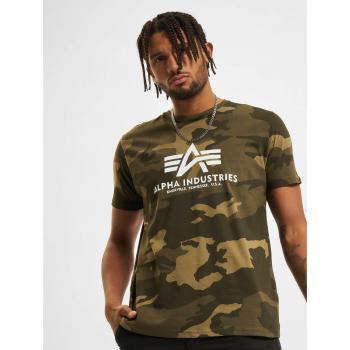 T-shirt vert camouflage Alpha Industries taille M