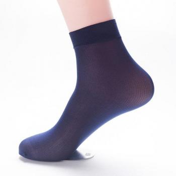 5 Paare Kurze Besatzung Socken aus Seide und Nylon