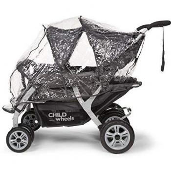 CHILDHOME Vierlingswagen Quadruple Regenverdeck Zubehör