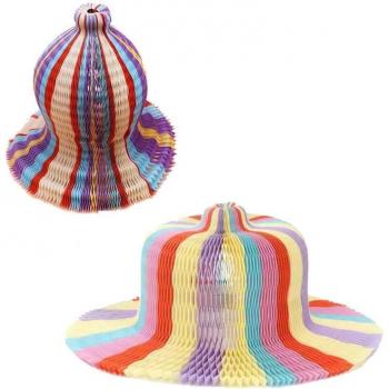 Cascabel de Papel Panal: Sombrero Decorativo