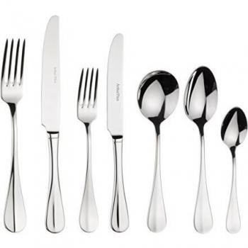 Stainless Steel Cutlery Set: Arthur Price Baguette, 44 Pieces, 6 Place Settings