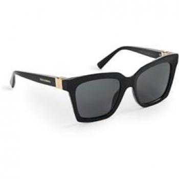 Giglio Intense Black 55mm Women’s Sunglasses