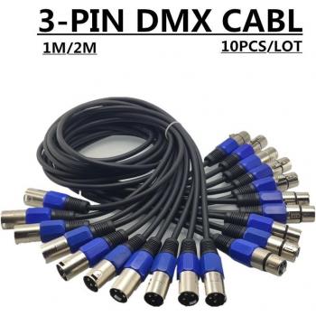 10PCS DMX Cable for DJ Equipment and Stage Lights