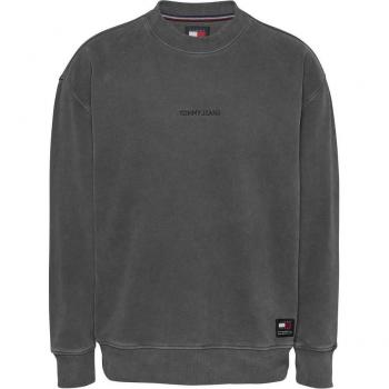 Tommy Jeans Herren Sweatshirt TJM RLX S CLASSIC CREW in Dunkelgrau