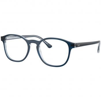 Ray-Ban RX5417 8324 Armazones para Hombre Azules con lentes recetados de 52 mm