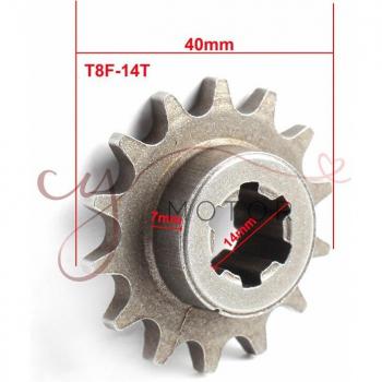 Caja de Engranaje T8F 11‑14‑17‑20 20 Dientes para Ciclomotor Zz