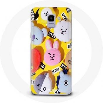 BTS BT21 Character Phone Case for Samsung Galaxy A8 2018