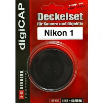 DigiCAP Nikon 1 Camera Lens Cap with Rear Cover