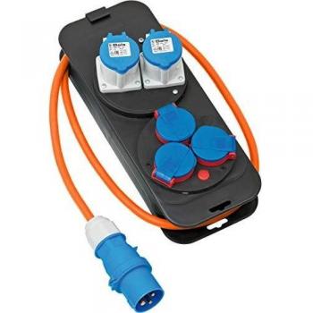 Brennenstuhl Camping Power Distribution Station 2x CEE 230V/16A with CEE Plug, 1.5m Cable