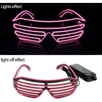 Lunettes scintillantes à LED pour Noël