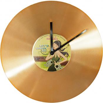 Alluminio Xoom Record: Orologio da Parete con Quadrante Colorato
