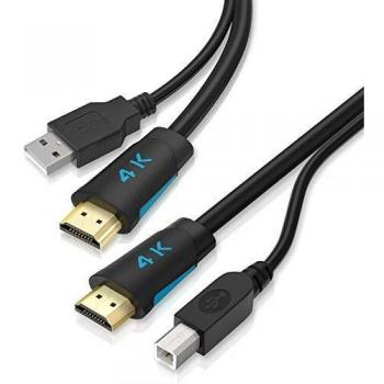 Câble HDMI + USB Type A vers USB Type B TESmart 2 Pcs