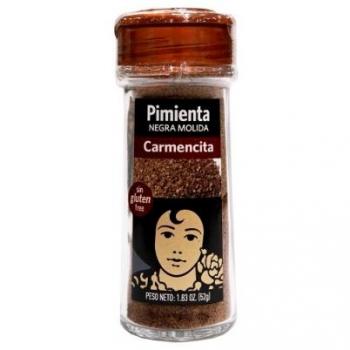 Pimienta Negra Molida Carmencita 52g