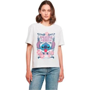 Dames Tshirt Lilo & Stitch Ohana Merch