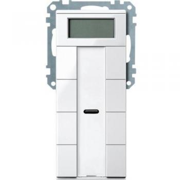 Merten Taster 4fach plus mit Raumtemperaturregler (MEG6214-0319)