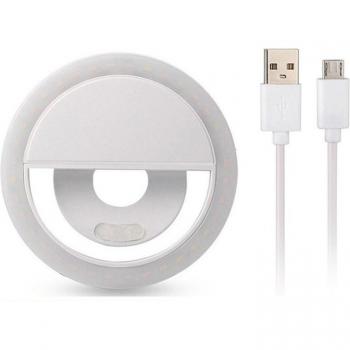 USB betriebenes Selfie Ringlicht für iPhone und Samsung