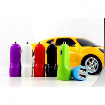 2-Pack Colorful Mini USB Car Charger for iPod, HTC, Samsung