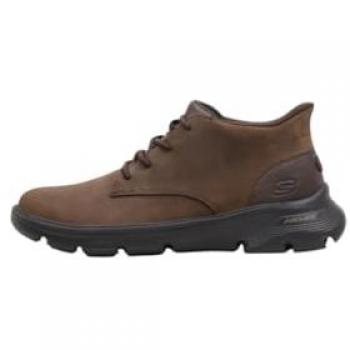 Skechers Arch Fit Garza – Bottes de Cheville Homme, Couleur Cacao