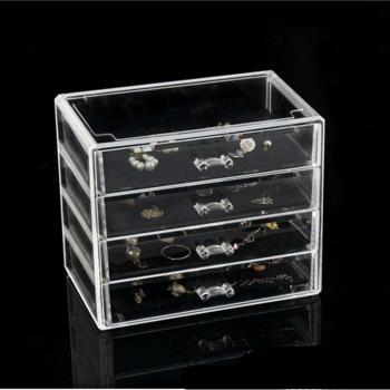 Makeup Storage Box with Drawers