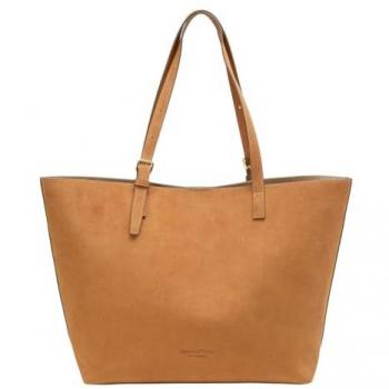 Marc O'Polo Shopper mit abnehmbarer Reißverschlusstasche in Camel, Größe 1
