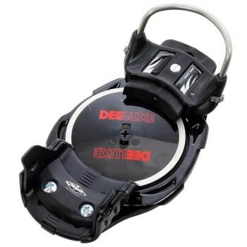 Deeluxe DLX Snowboard-Connector Bindung 2025 – Schwarz, L