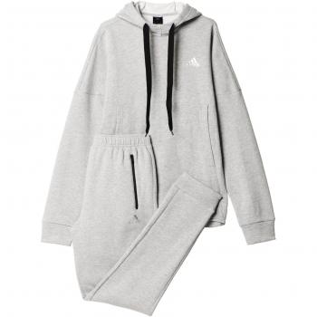 Adidas Mens TS Hipster Tracksuit in Grey/BRGRIN