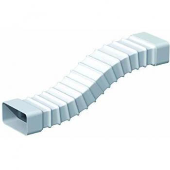 Conduit plat PVC souple rectangulaire 55 x 220 mm 0.5 mètres