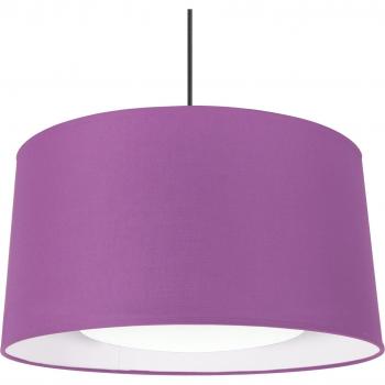 ALFENA Suspension Tambour Tissu Noir 80 cm