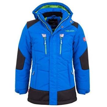 Trollkids Chaqueta de Invierno Narvik Azul Medio/Verde 6 años