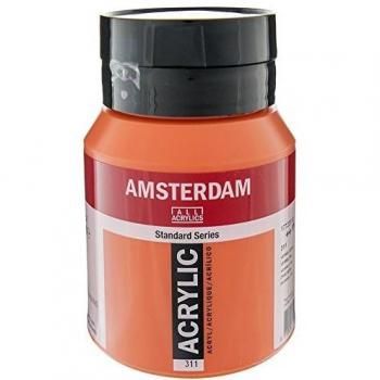 Talens Acrylfarbe 500ml Zinnober
