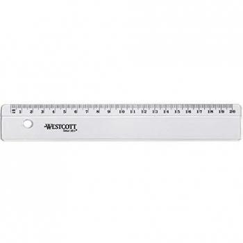 WESTCOTT Kunststofflineal 30 cm E10152 BP