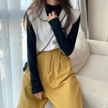 Blusa Chaleco V‑Neck