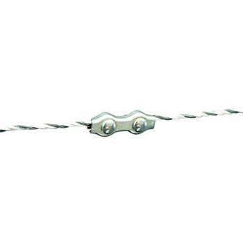 Pack of 5 PFIFF Galvanised Iron Rope Connectors