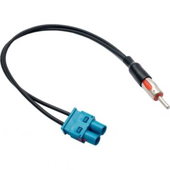 Fakra to 1 Din Radio Antenna Adapter Cable for Ford BMW 12V