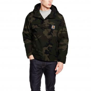 Carhartt Herren Langarmshirt Nimbus Pullover, Grün (Camo Combat Green 836.00), Größe M
