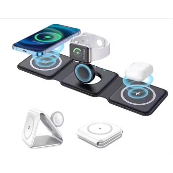 1stCOOL QI PowerStation 3v1 – MagSafe + USB‑C (bílá verze)