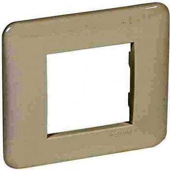 Plaque Legrand Cross 2 Modules Blanc 680531