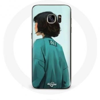 Housse Samsung Galaxy S6 Squid Game Kang Sae Byeok Numéro 067