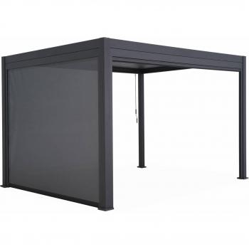 Triomphe 3x4m Aluminium Pergola with 3m Privacy Panel