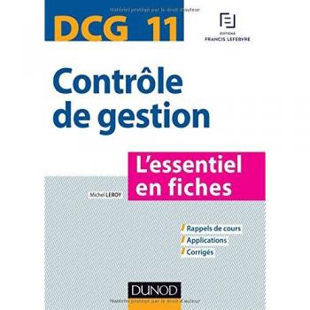 DCG 11 Contrôle de gestion : L'essentiel en fiches
